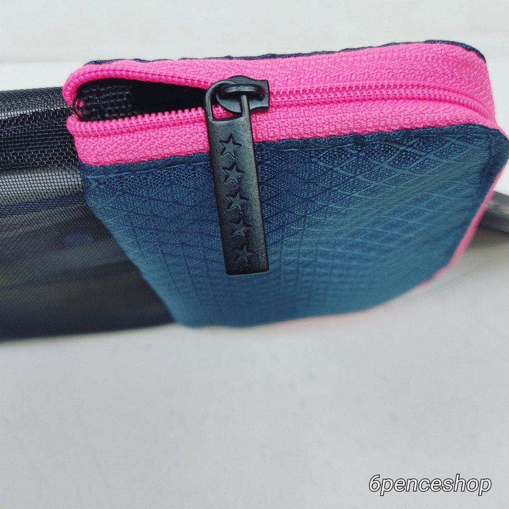 Five Star Stand N' Store Mesh Pencil Pouch Black School office
