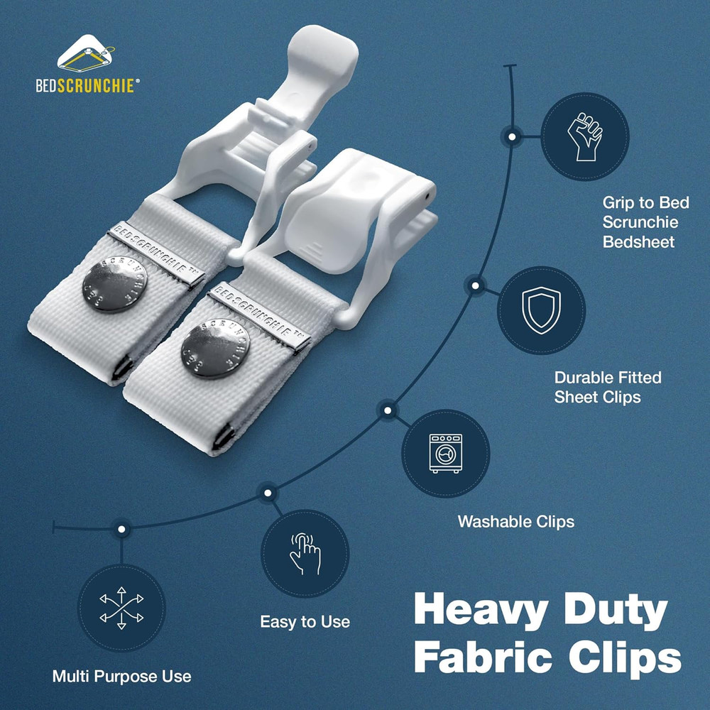 - Heavy Duty Fabric Clips (4 Clips)