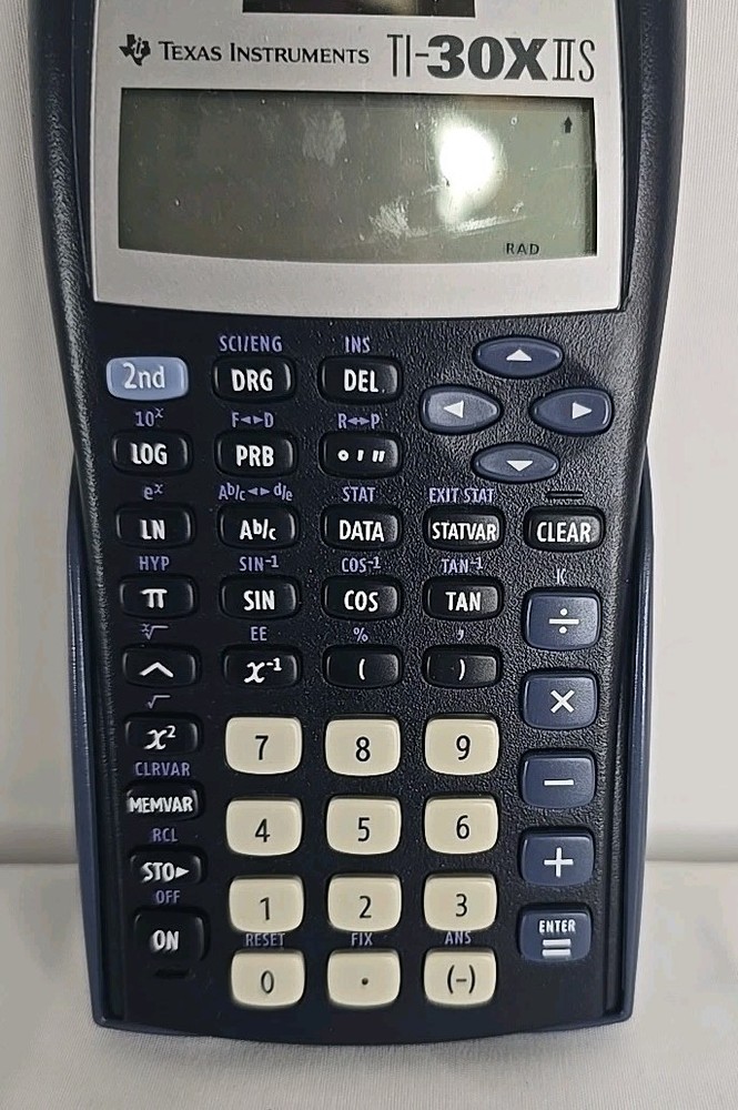 Texas Instruments TI-30XIIS Scientific Calculator Tested Works