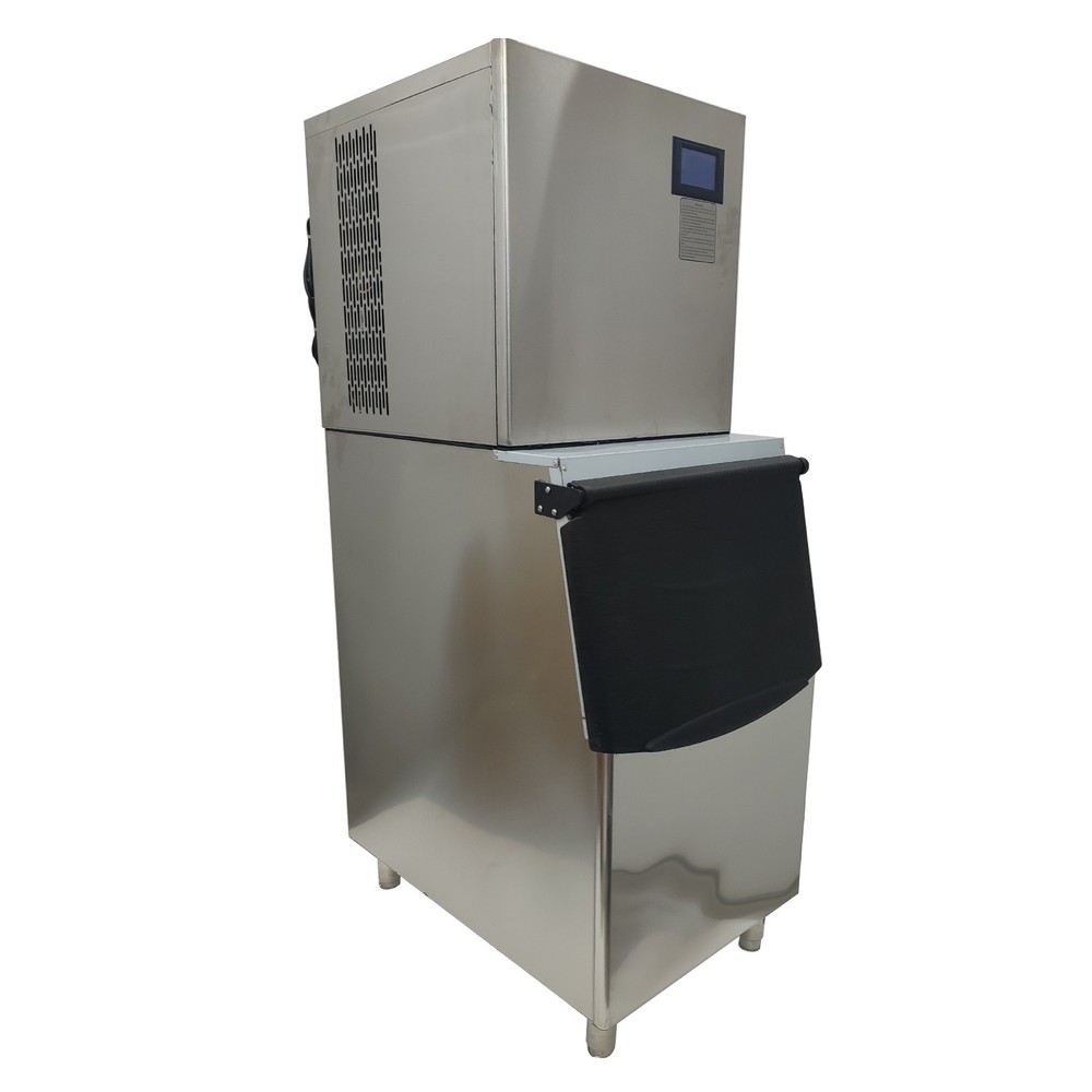 Ice Maker Automatic Commercial Ice Making Machine Storage Capacity 100KG 110V