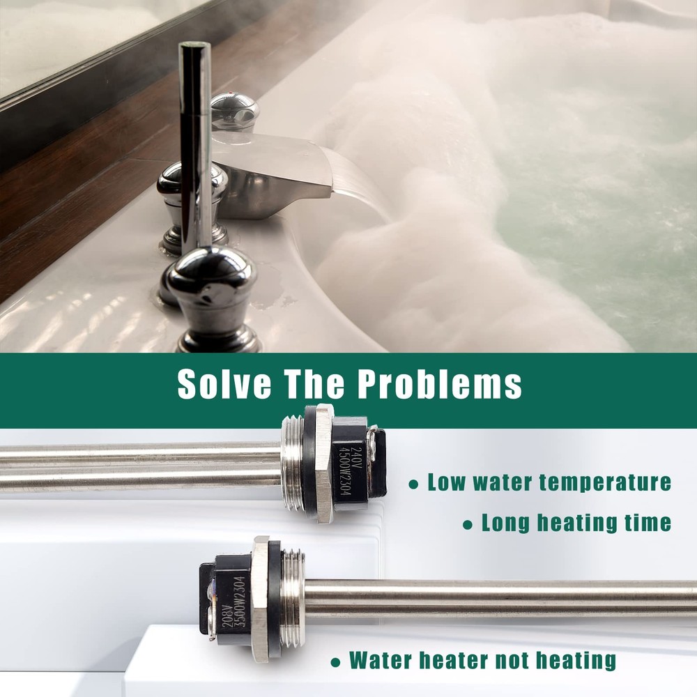 265-48642-00 Water Heater Heating Element Replacement for Bradford White Wate...