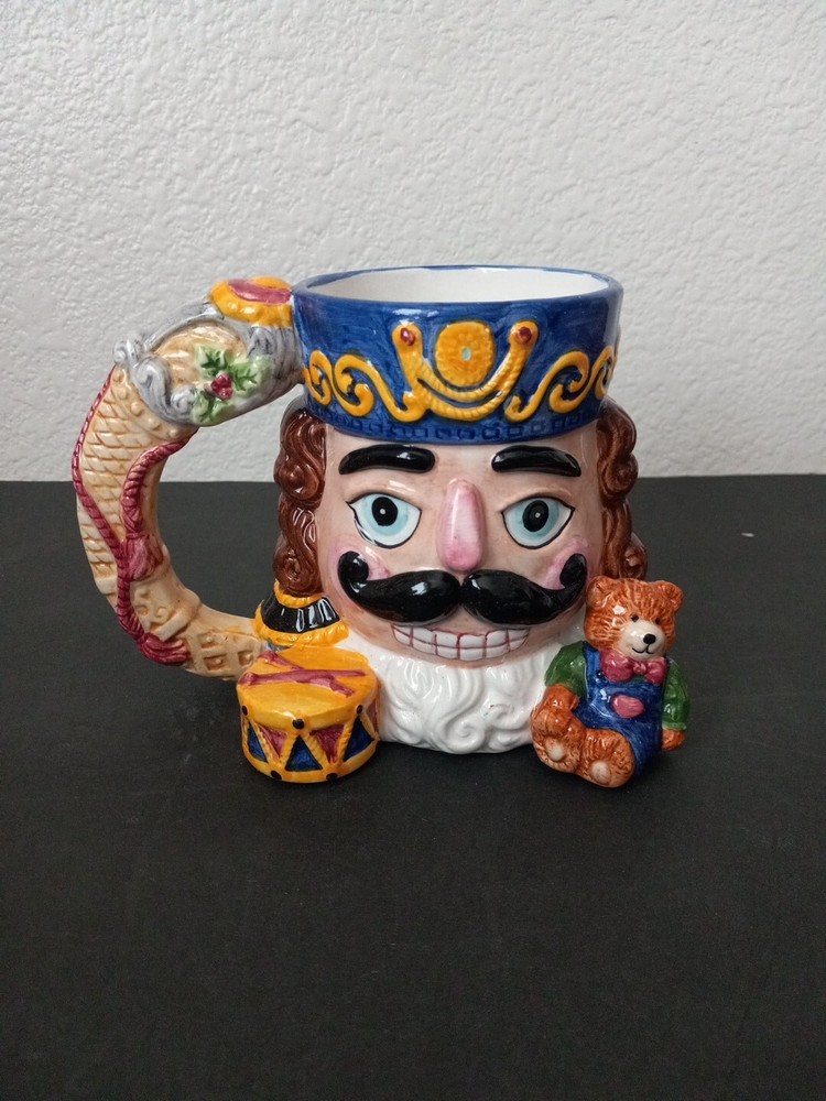 Nutcracker Mug Cup ~Make into a Christmas Holiday Centerpiece Nutcracker~Ceramic