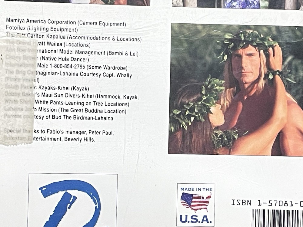 1995 Fabio Calendar