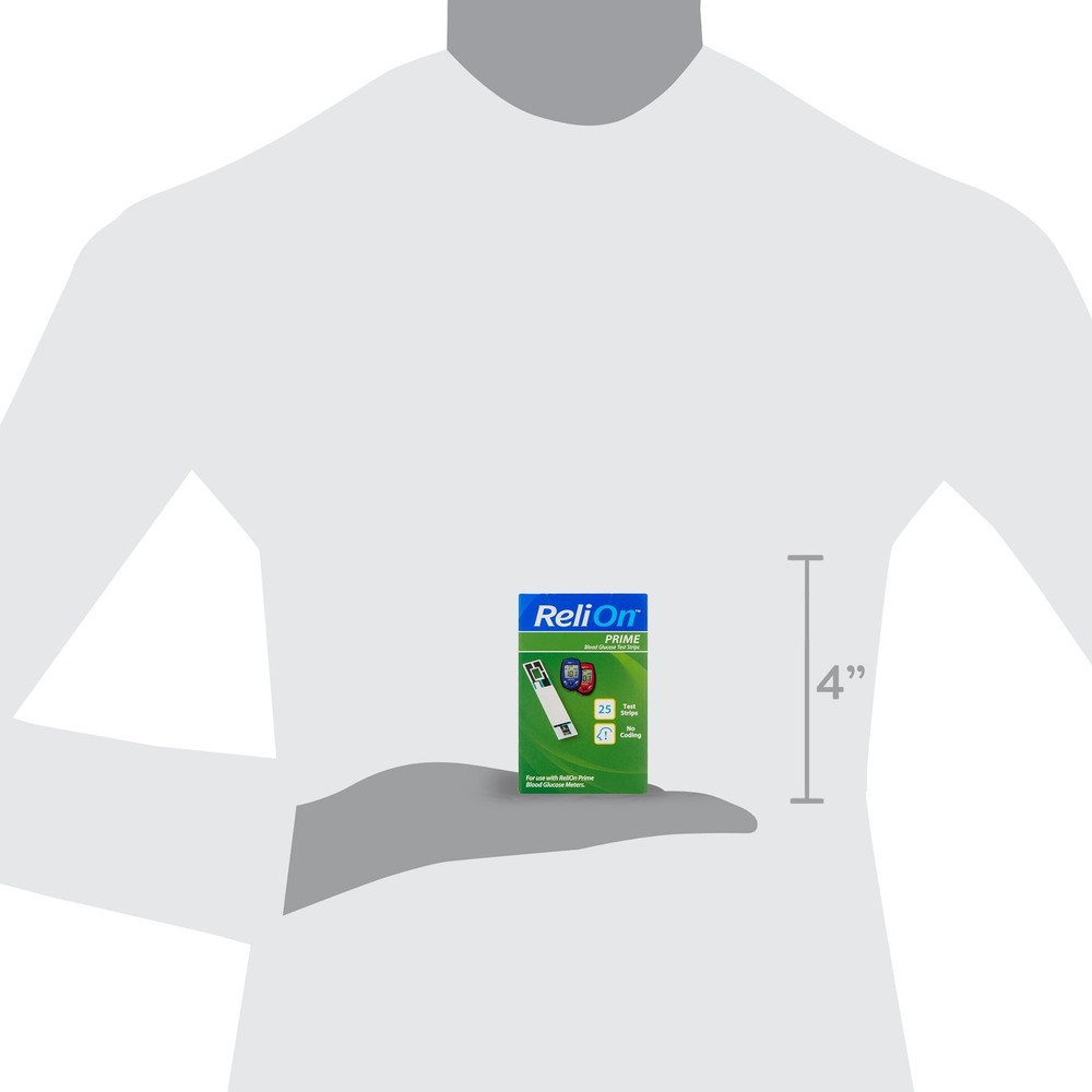 (3 pack) ReliOn Prime Blood Glucose Test Strips