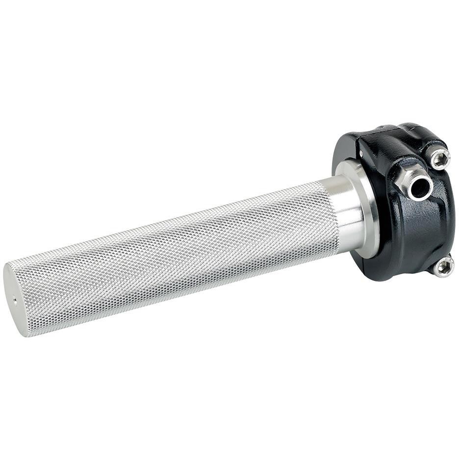 BILTWELL [CW-SIN-01-BK] Whiskey Throttle Assemblies Black Single Cable