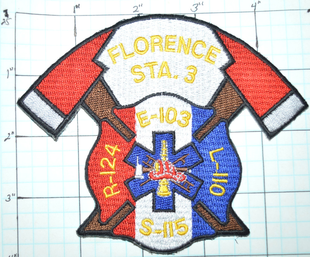 KENTUCKY, FLORENCE STATION 3 ENGINE 103 FIRE DEPT PATCH