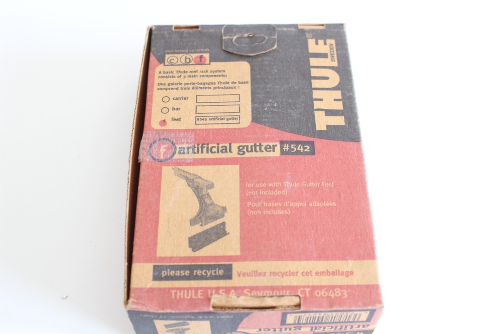 Thule Car Rack System Artificial Gutter #542 NEW