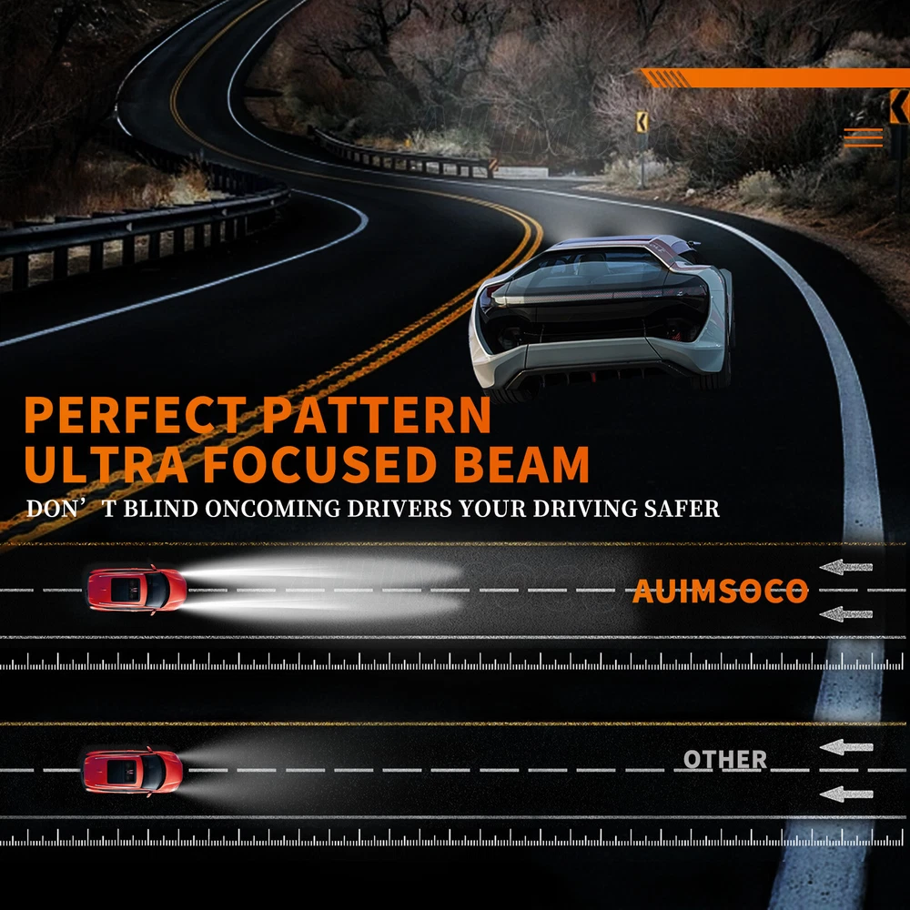 For Freightliner Cascadia 2008-2021 LED Headlight High Low Bulb Kit Super Bright