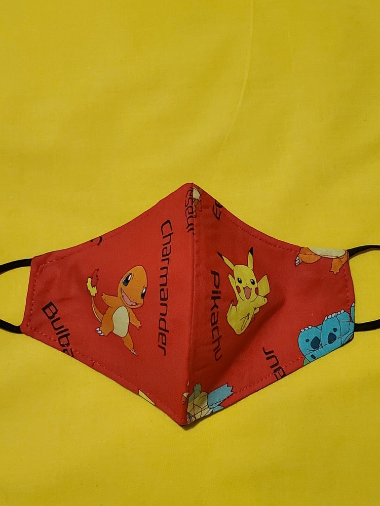 Youth Pokemon Adjustable Face Mask