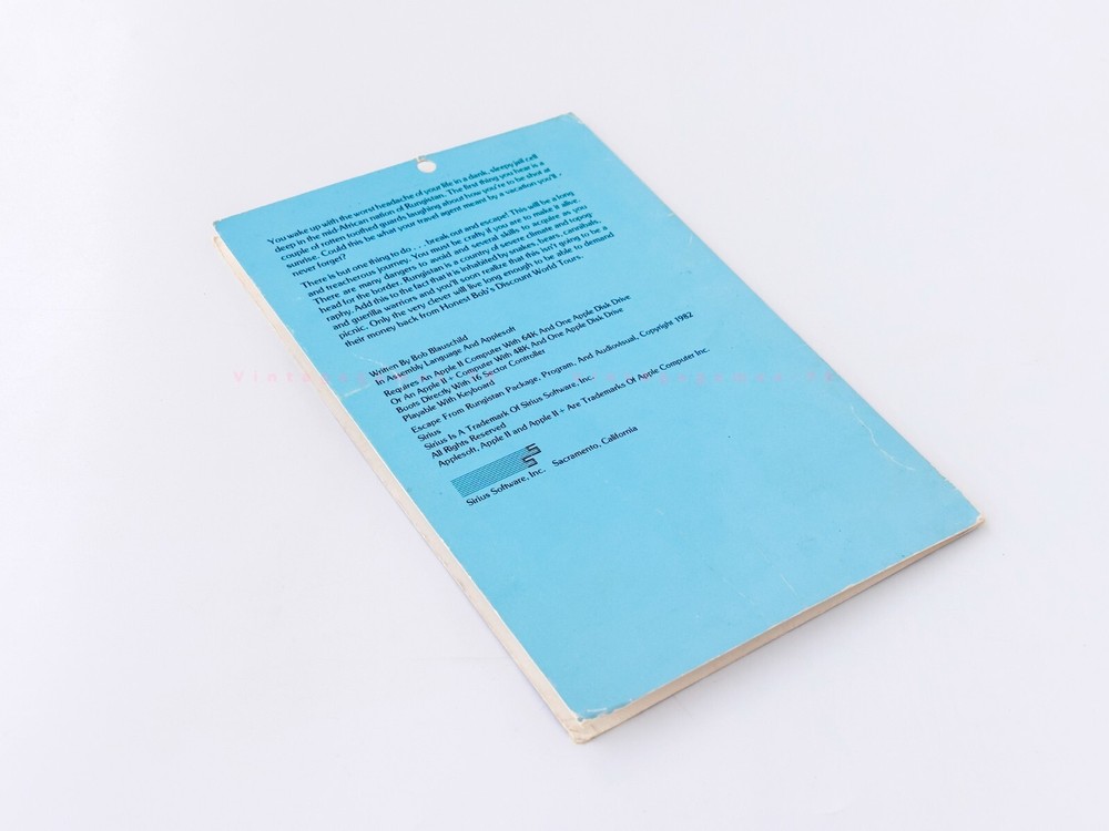 Escape from Rungistan - Sirius Software - 1982 / Apple II