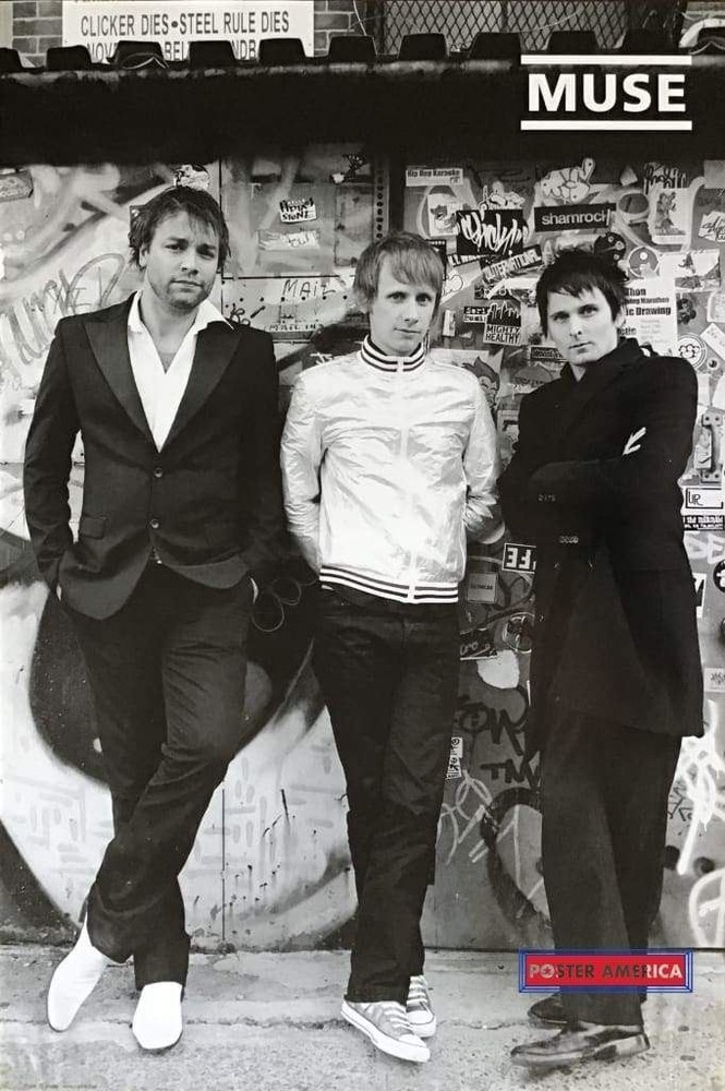 Muse Black and White Poster 24 x 36
