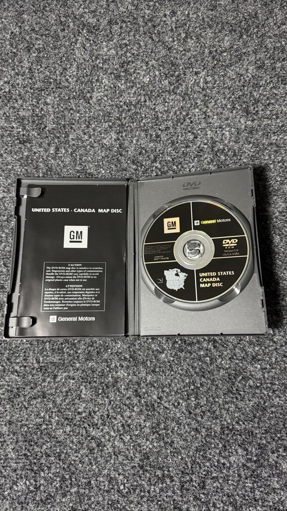 GM Navigation System Map DVD VERSION 3.0 UNITED STATES CANADA USED but Complete