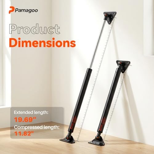 20 inch 200 lb Gas Struts with Brackets(??? 20inch 200lbs