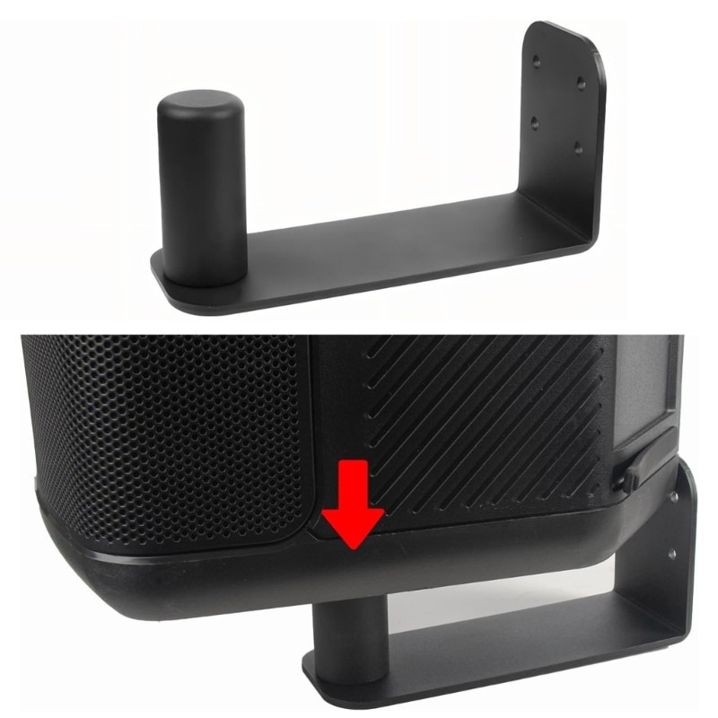 Metal Wall Mount Bookshelf Speaker Bracket for EON ONE Compact Surround Sound