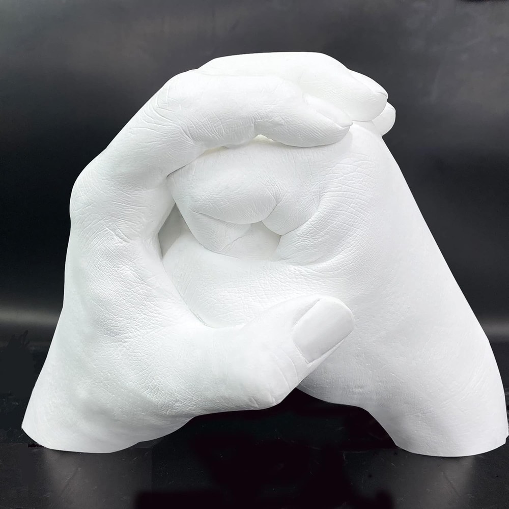 Hand Casting Kit Couples & Keepsake Hand Mold kit Couples for Holiday Activit...