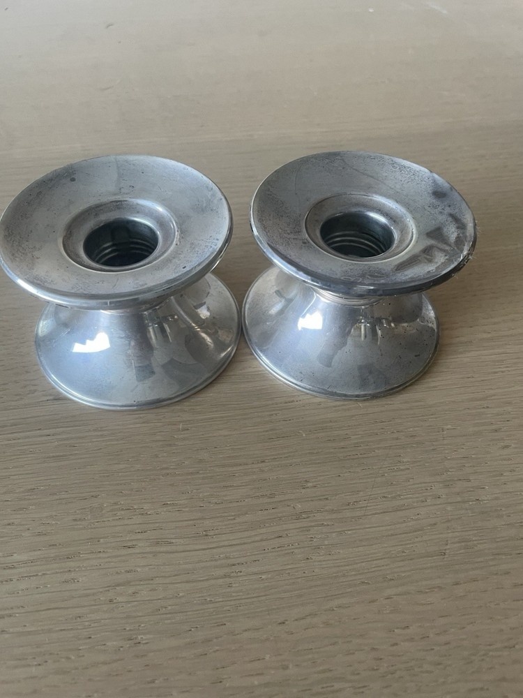 Gotham Sterling silver candle holder