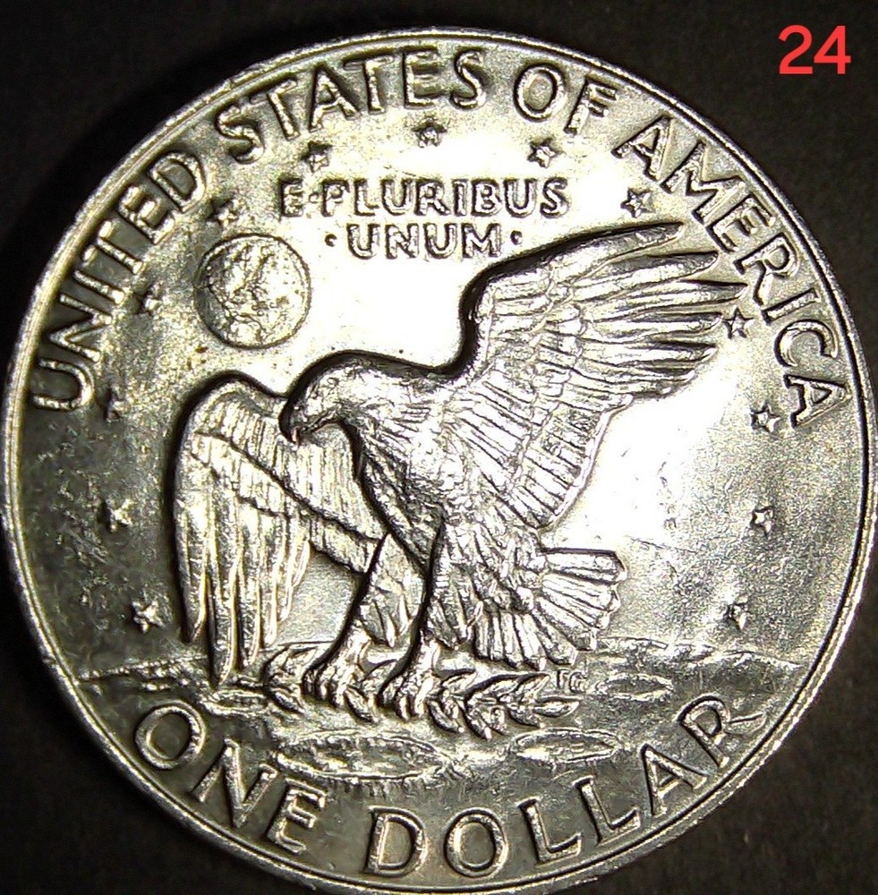 💥💥1978 P ERROR "Ike" Eisenhower $1 Almost Uncirculated