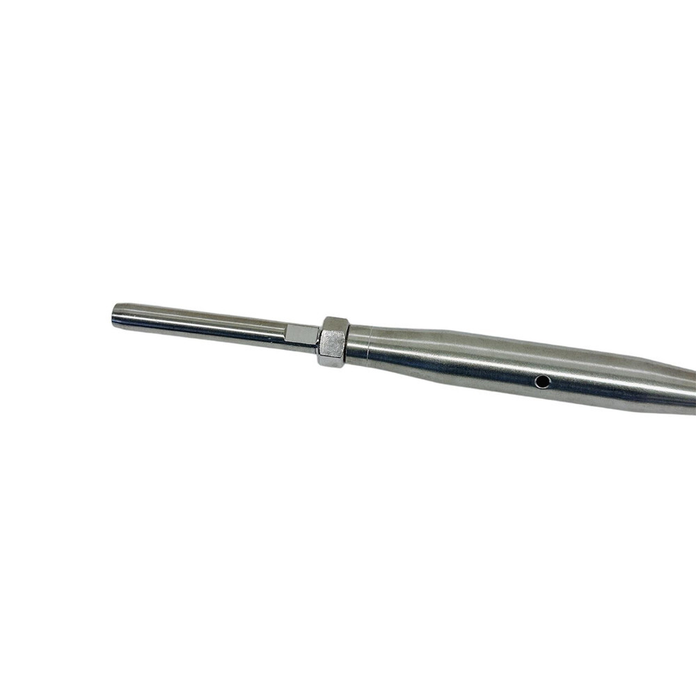 5/8" Thread Swage Stud & Stud Pipe Turnbuckle 3/8" Cable Stainless Steel 4 Pcs