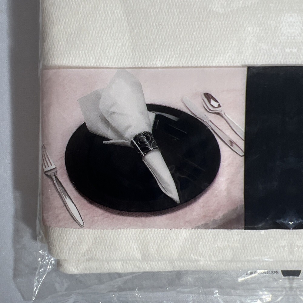 Round Table Cover Form & Function Better Than Linen White 82” New