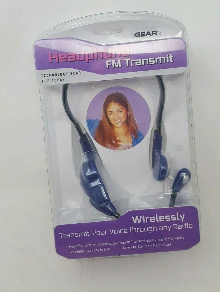 Cyber Gear Headphone Fm Transmit - Dark Blue