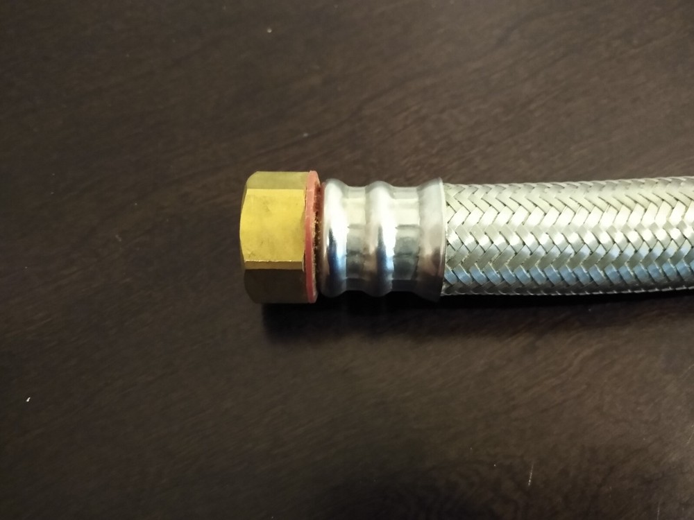 Watts Water Heater Connector Braided Stainless Steel 3/4"FIP x 3/4"FIP x 12" NEW