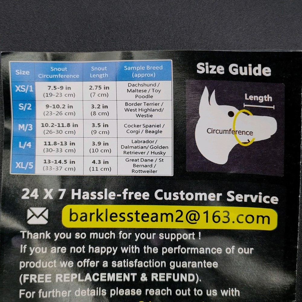 ✅Barkless Dog Muzzle Cage Basket Blocks Biting Chewing Scavenging Humane 🆕📸👀