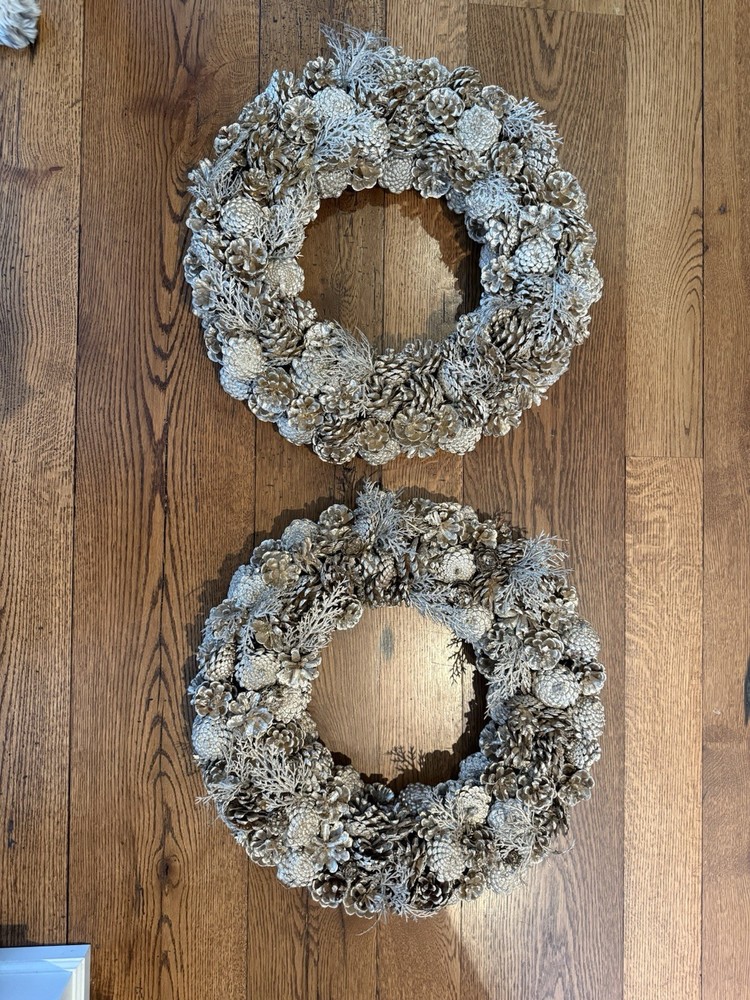 Gold Pinecone Wreaths