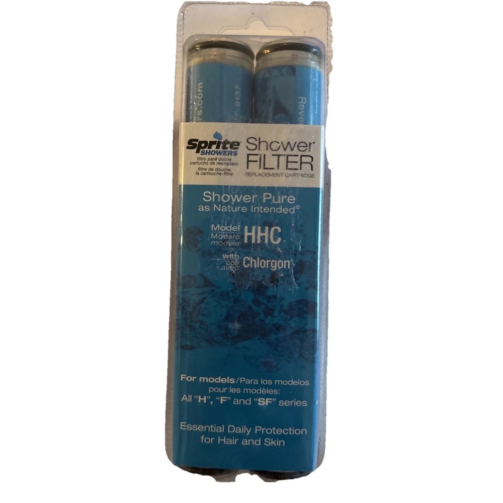 Sprite HHC-2 Hand Held Replacement Shower Filter Cartridge, 2-Pack, Blue