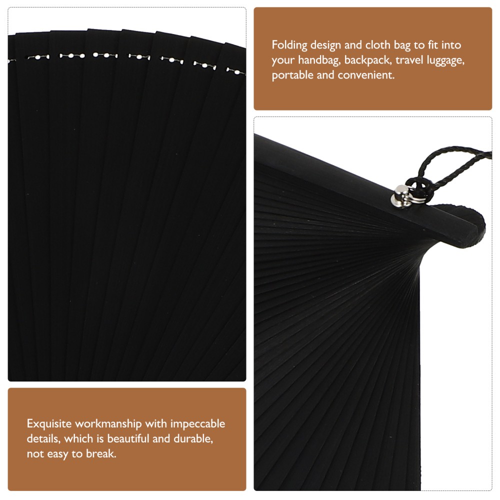 Bamboo Fan Convenient Folding Fans Handheld Man Foldable Chinese