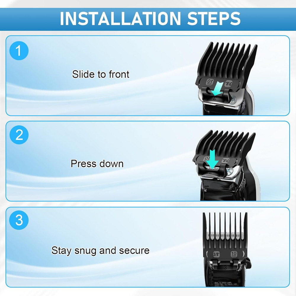 2 Pack Replacement for Wahl Clipper Guards Set, Guide Comb Attachment 1/16" (1.5