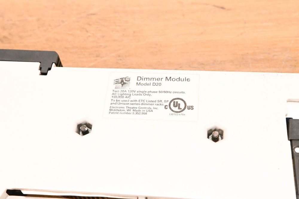 ETC D20 Dual 20A Dimmer Module (PAIR) CG010E1