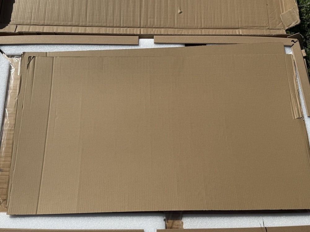 Uplift Desk Bamboo Desktop 48"x30" Rectangular With Grommets 1” Thick