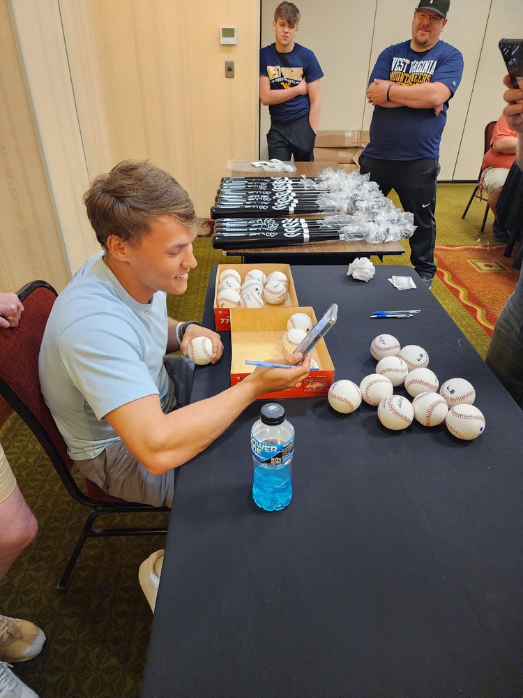 JJ Wetherholt Autographed OMLB Baseball Inscribed 2024 #7 Overall PROVA COA