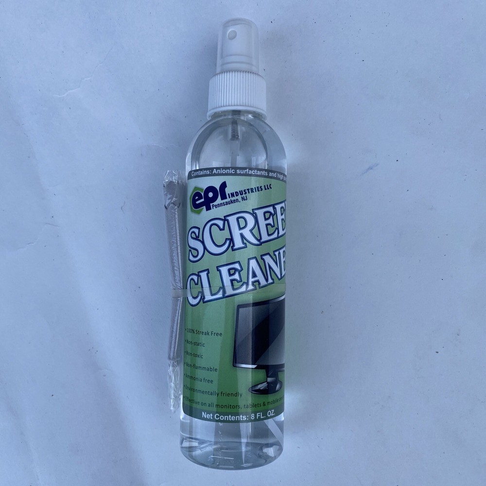 epr Industries- Professionals Screen Cleaner w Microfiber Cloth 8oz