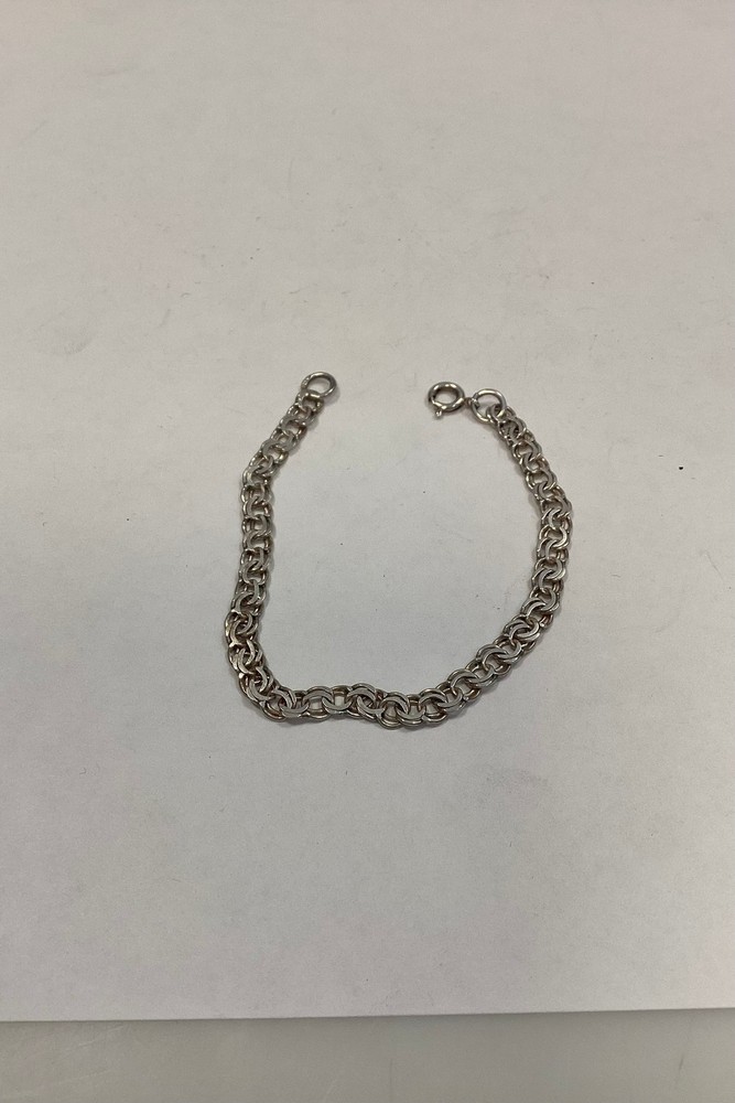 Danish Bismarck bracelet in sterling silver