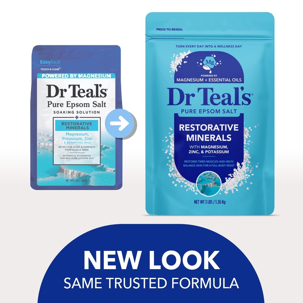 Dr Teal's Restorative Epsom Soak 3 lbs