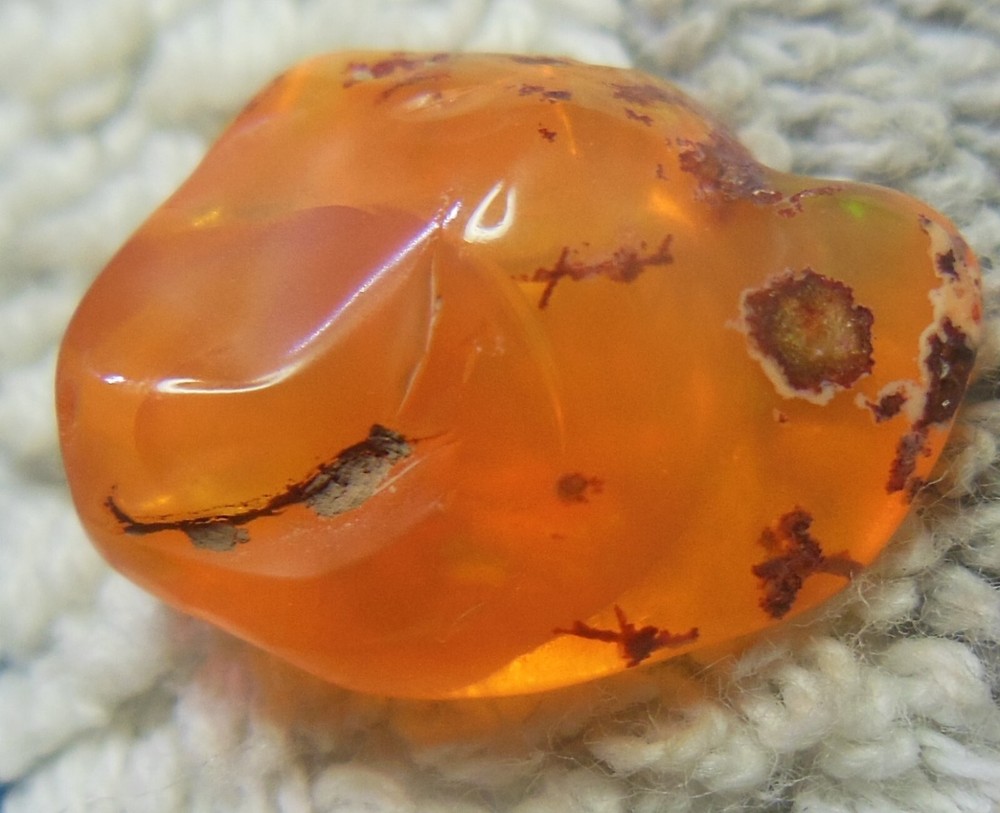 Mexican Fire Opal, 6.10ct Gemstone 17x13x6mm