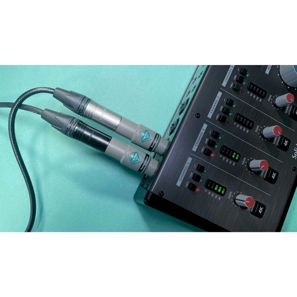 TRITON AUDIO Phantom Powered Analog FET-Opto Compressor