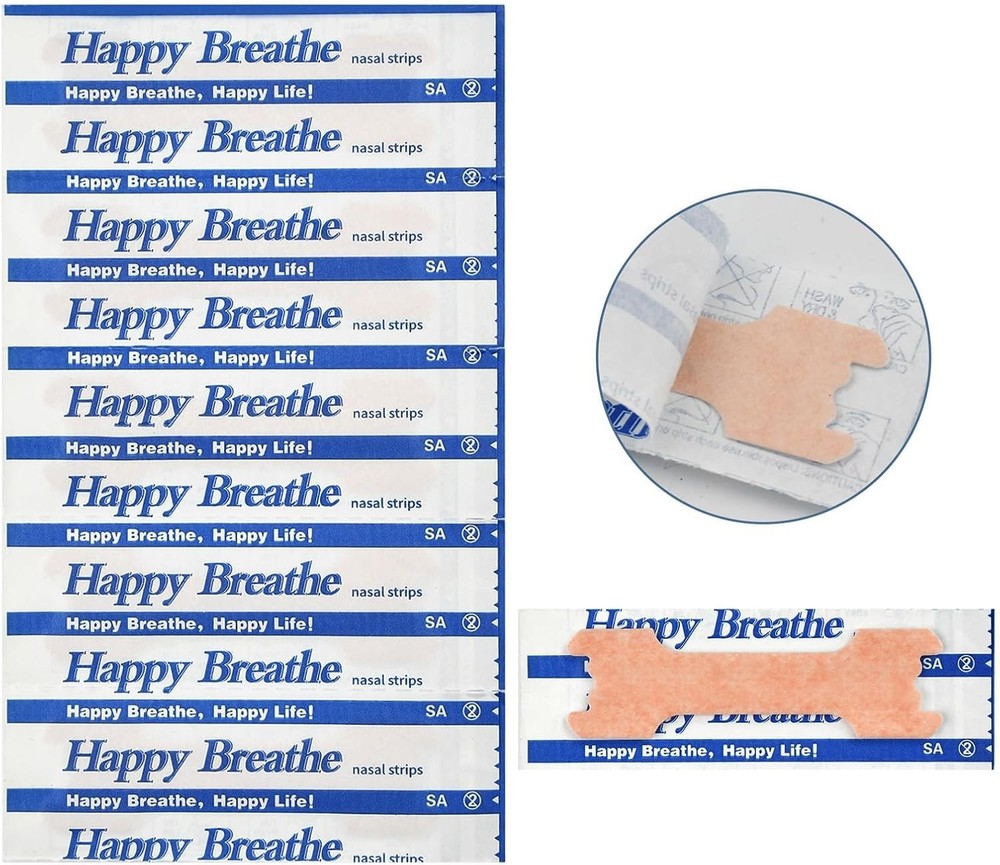 Universal-Fit 60 Count Nasal Strips: Soft, Lightweight Solution for Better Sleep