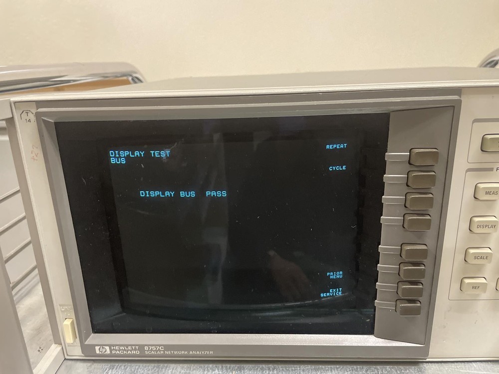 HP 8757C NETWORK ANALYZER, OPT: 01 - 4th DETECTOR PORT C