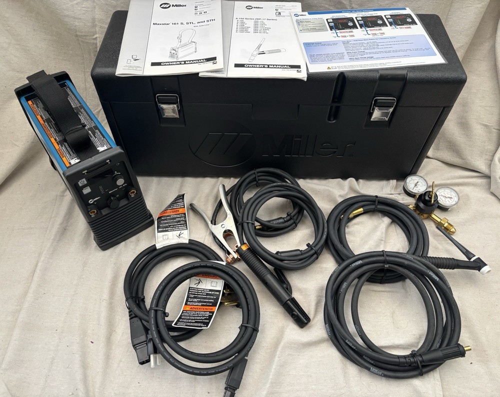 Miller MaxStar 161 STL Stick DC TIG Complete New