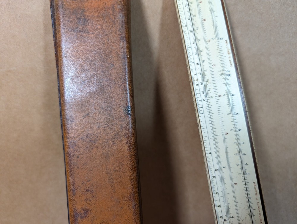 K&E Keuffel & Esser 4053 Log Log Duplex Decitrig Slide Rule w/ Case