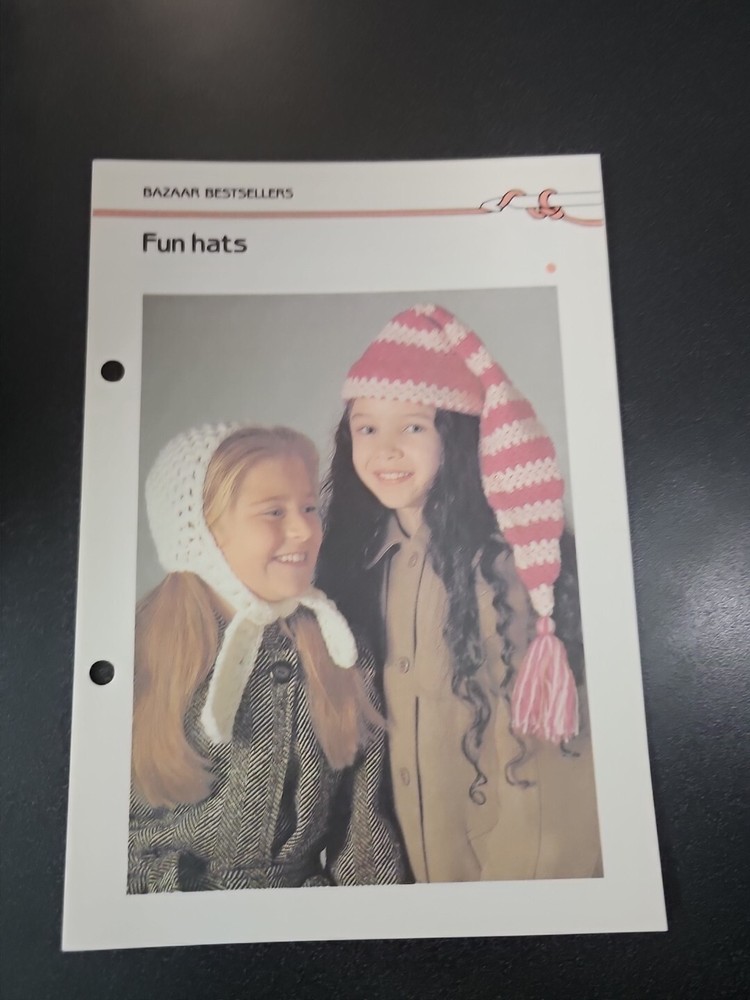 Marshall Cavendish Children's Fun Hats Winter Crochet Pattern