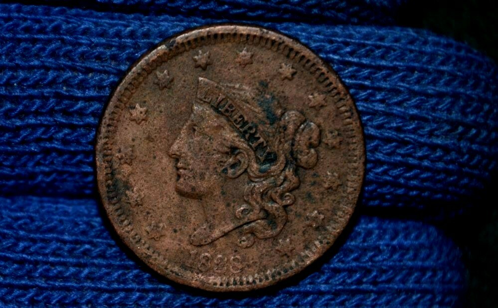 1838 LARGE CENT** XF / AU Details