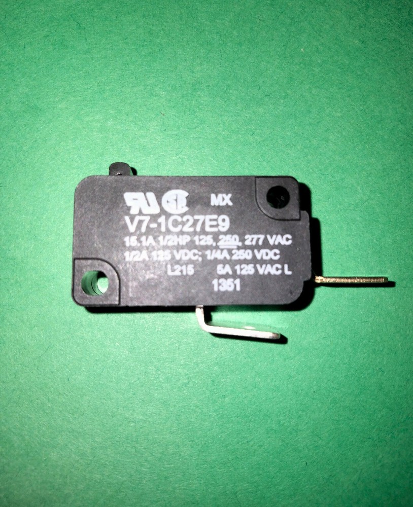 Honeywell - Micro Switch V7-1C27E9 Miniature Basic Switch 15A @ 125V, SPNO