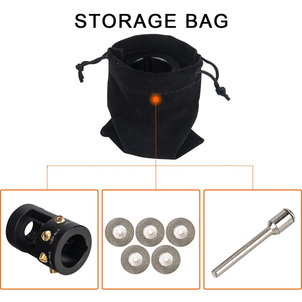 TIG Welding Tungsten Electrode Grinder Sharpener Multipurpose Head & Rotary Tool