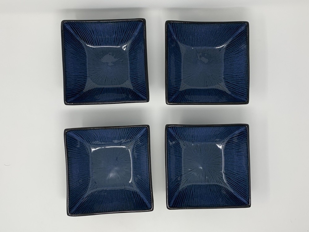 Oneida - Reflection Blue - 4 Soup or Cereal Bowls