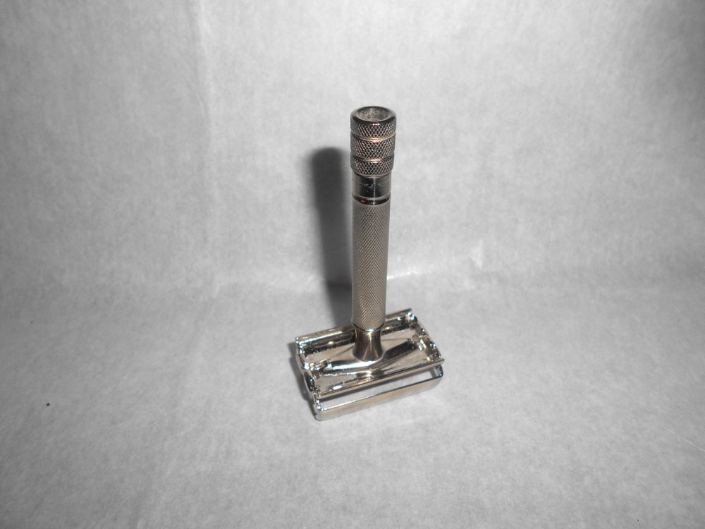 Gillette Ranger Tech 1941 DE TTO Refurbished Replated Nickle 2