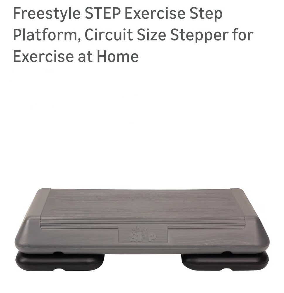 The Original Freestyle STEP Exercise Step Platform, Circuit Size Stepper-Grey