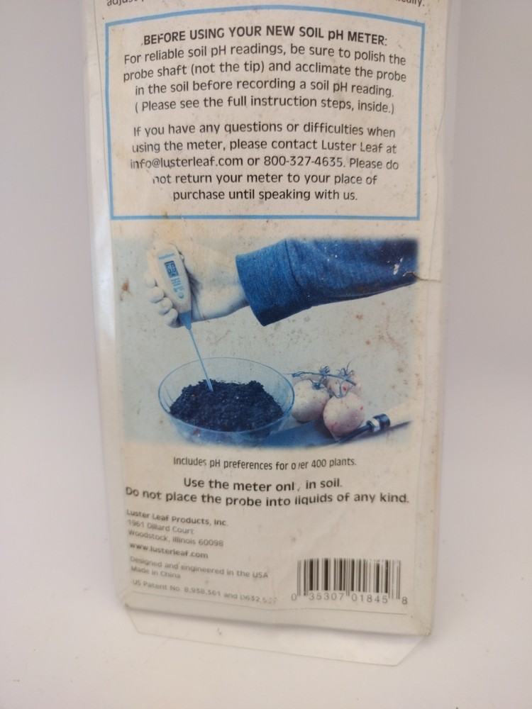 Luster Leaf 1845 Digital Soil Ph Meter